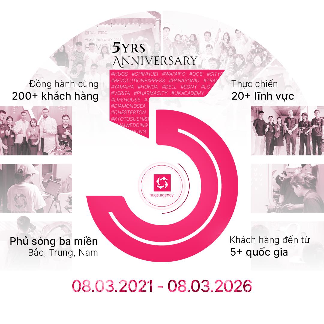 Hugs Agency tự tin khẳng định có kinh nghiệm 5 năm về lĩnh vực SEO