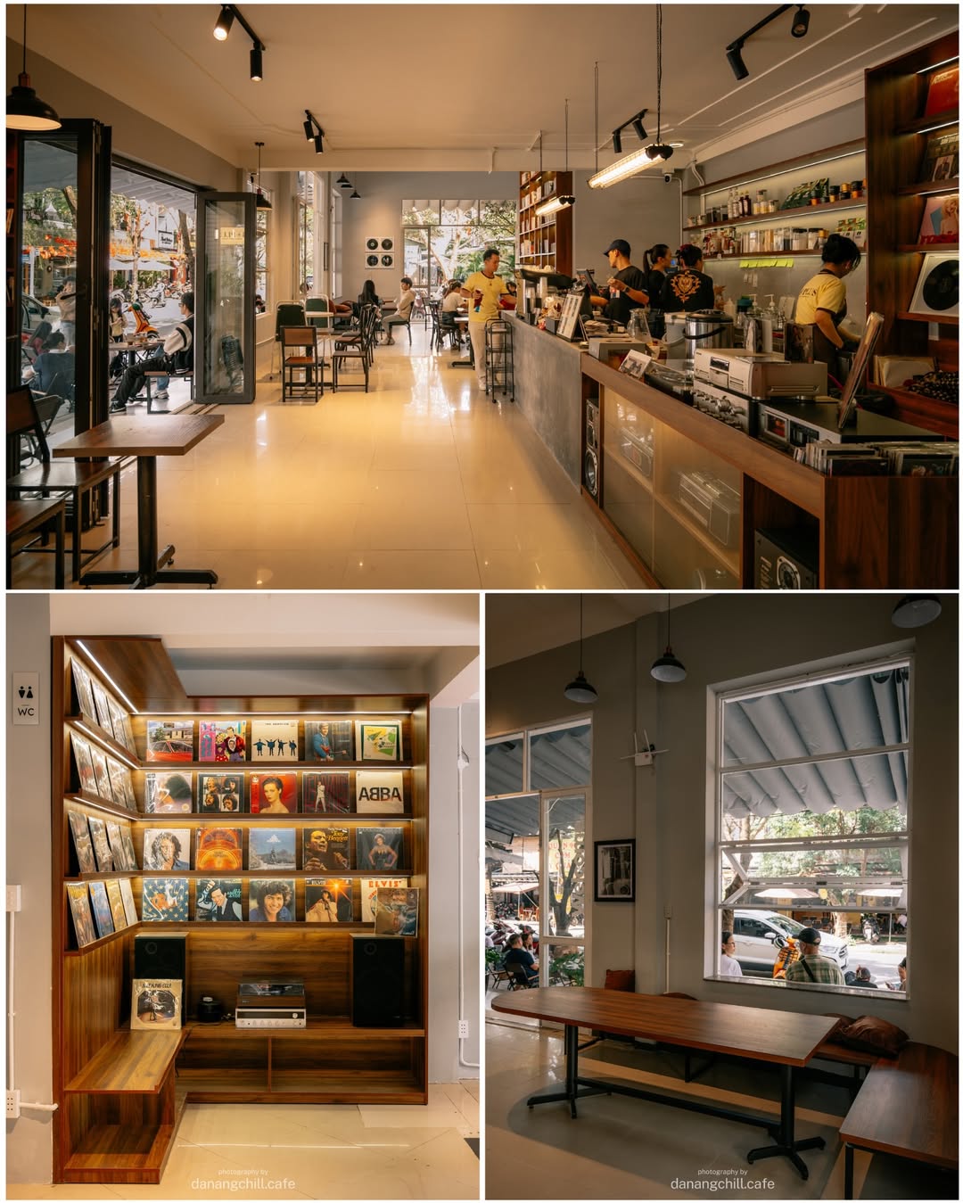 Quán cafe học bài Đà Nẵng 40Plus Cafe & Vinyl Music yên tĩnh