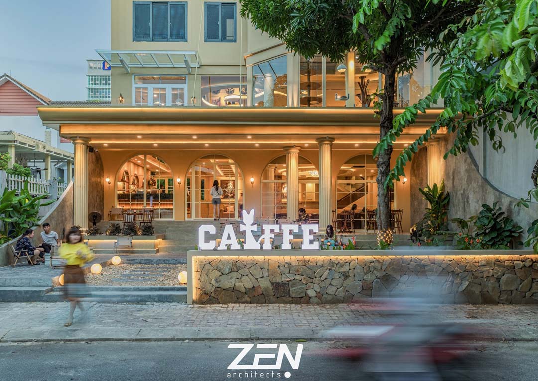 không gian của catffe coffee