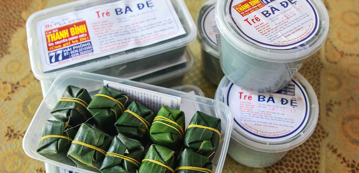 Đặc sản Tré Bà Đệ Đà Nẵng gói lá chuối truyền thống chuẩn vị 81 Hải Phòng